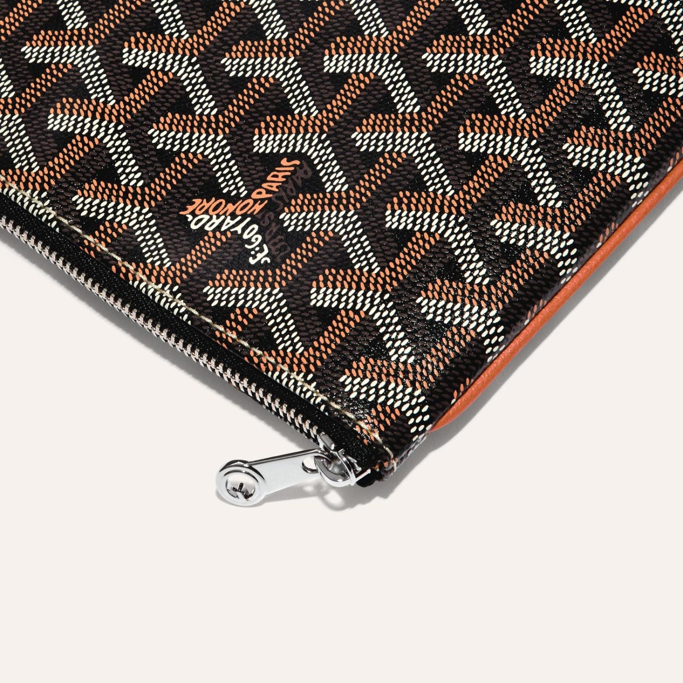 Goyard Senat MM Pouch Black & Tan - Image 3
